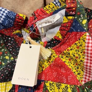 DÔEN ALIDA TOP. Patchwork